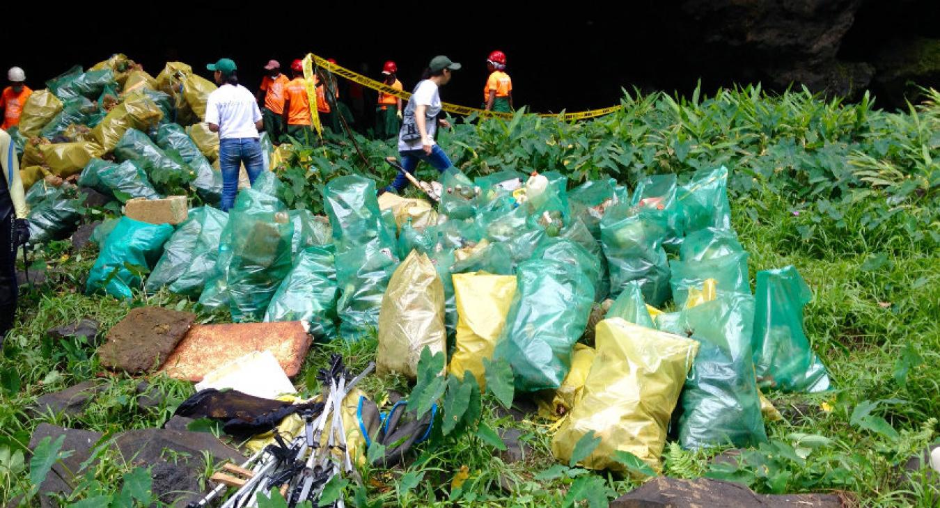 Chamarel clean up