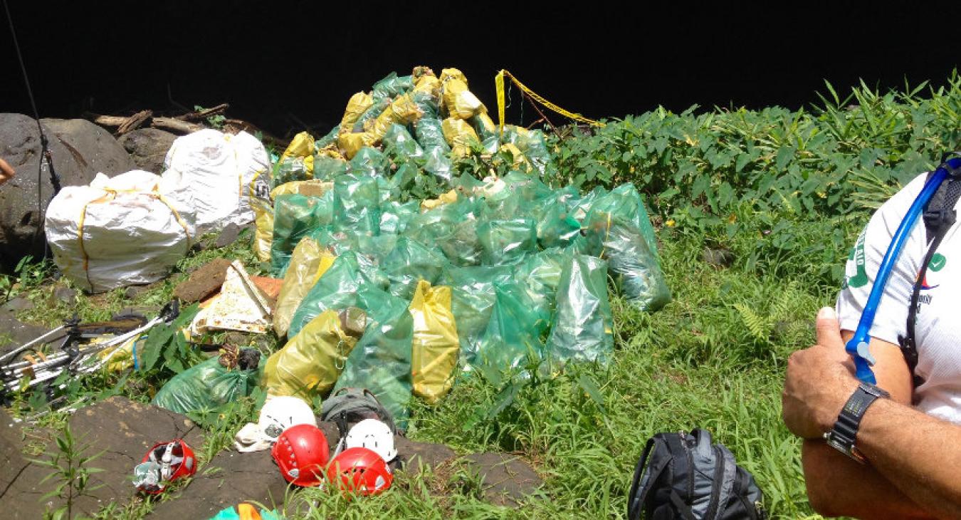 Chamarel clean up